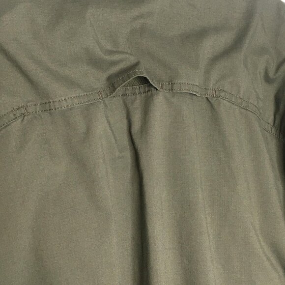 First Tactical Shirt Mens 2XL Green Short Sleeve Button Front Vented Pockets - Picture 3 of 16